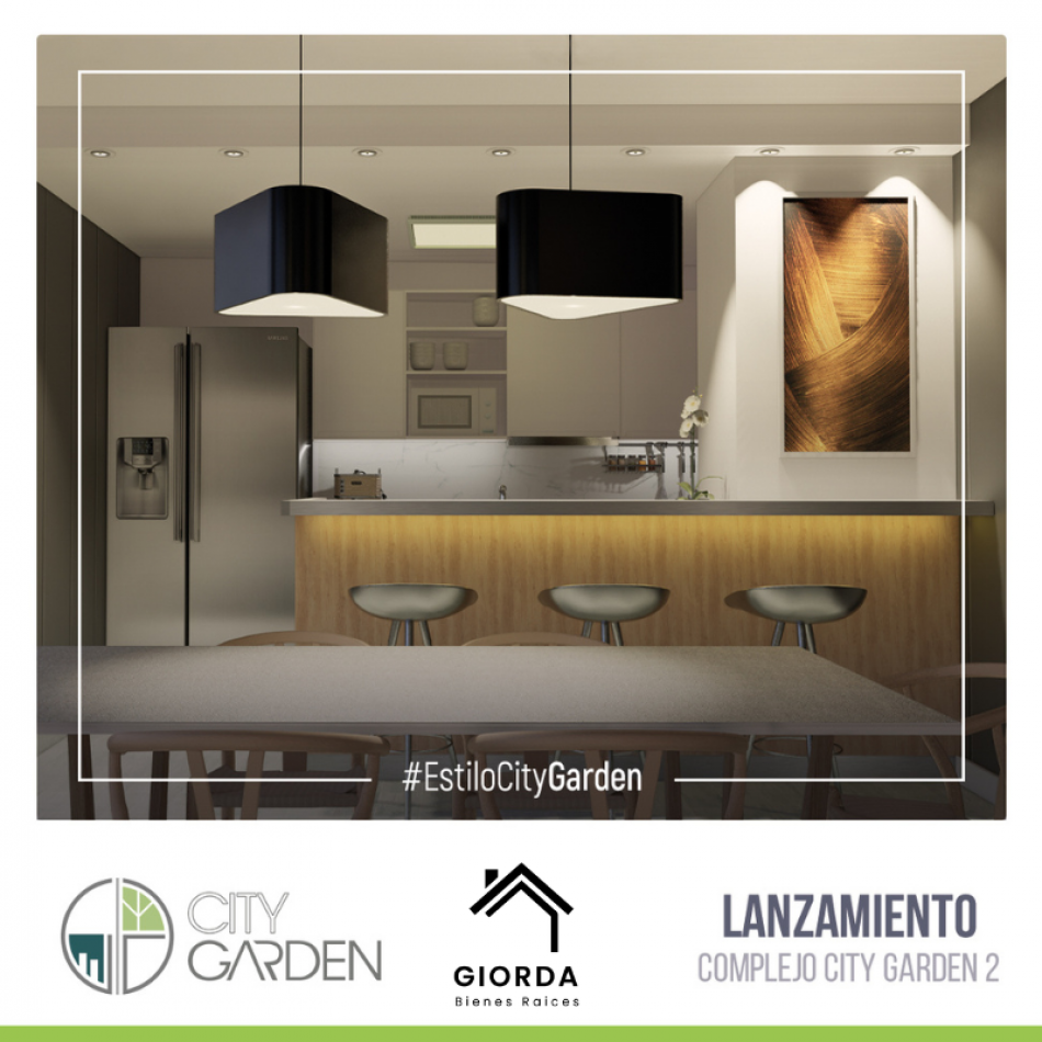 VENDE: Nuevo lanzamiento City Garden 2, calle 25 de mayo