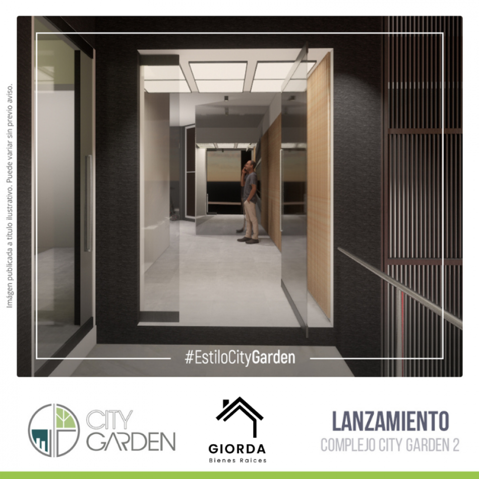 VENDE: Nuevo lanzamiento City Garden 2, calle 25 de mayo