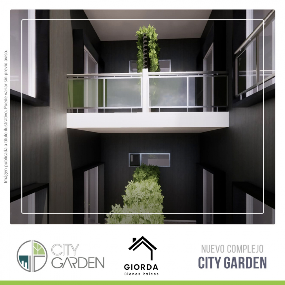 VENDE: Nuevo lanzamiento City Garden 2, calle 25 de mayo