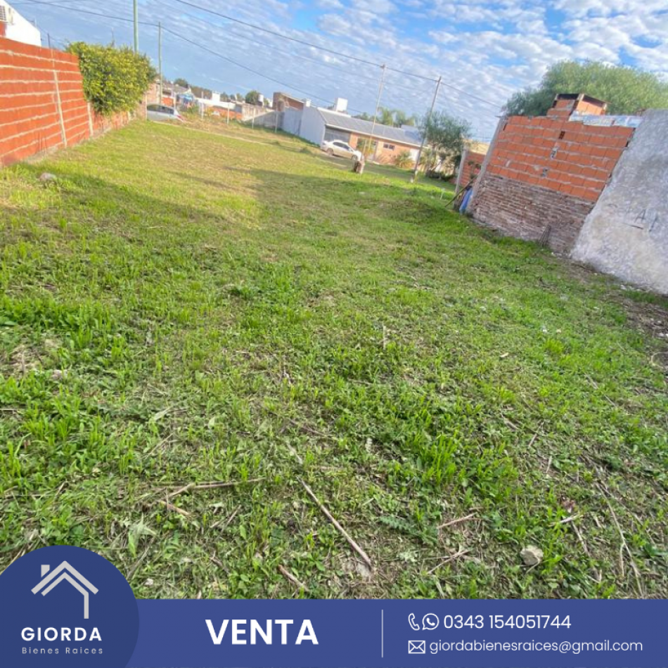 VENDE: Terreno ubicado en zona Hernandarias y Caputo