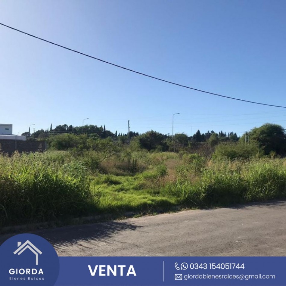 VENDE: Lote en Vistas del Norte