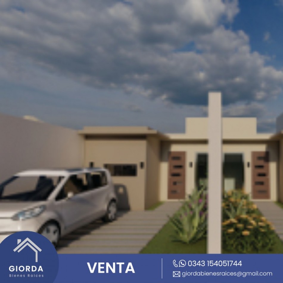 VENDE: Casas en construccion. Un dormitorio