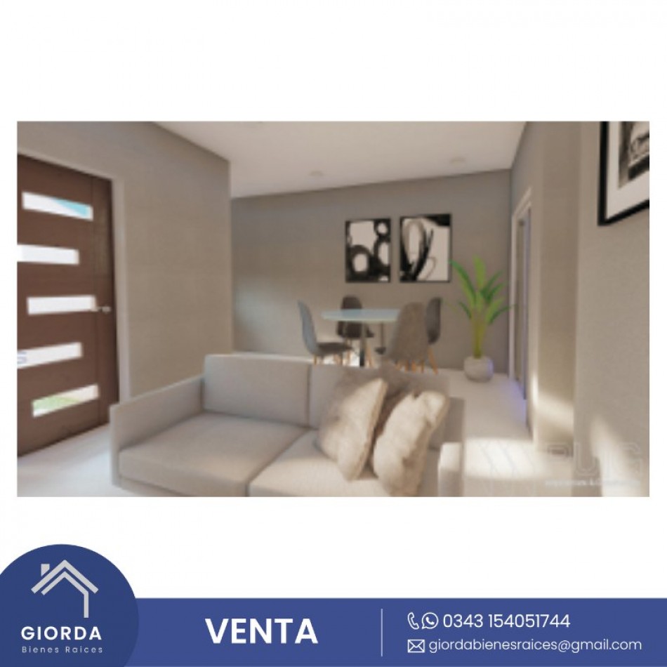 VENDE: Casas en construccion. Un dormitorio