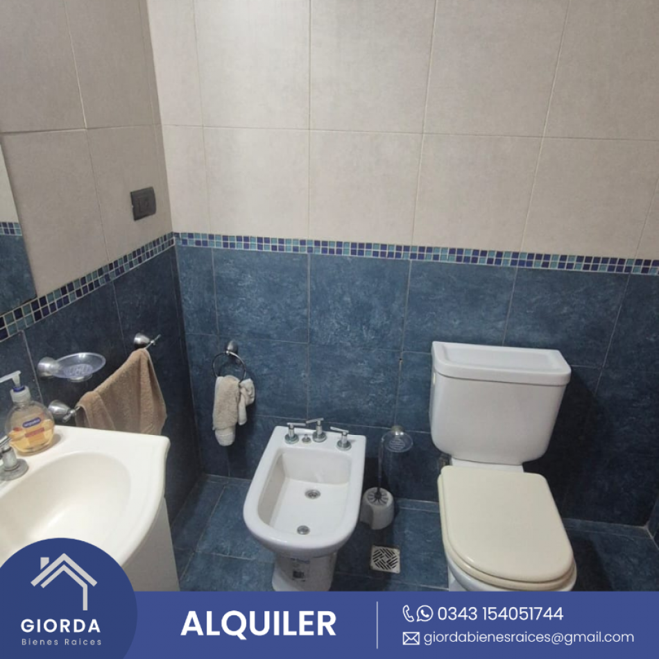 ALQUILA: Departamento Zona centro / parque