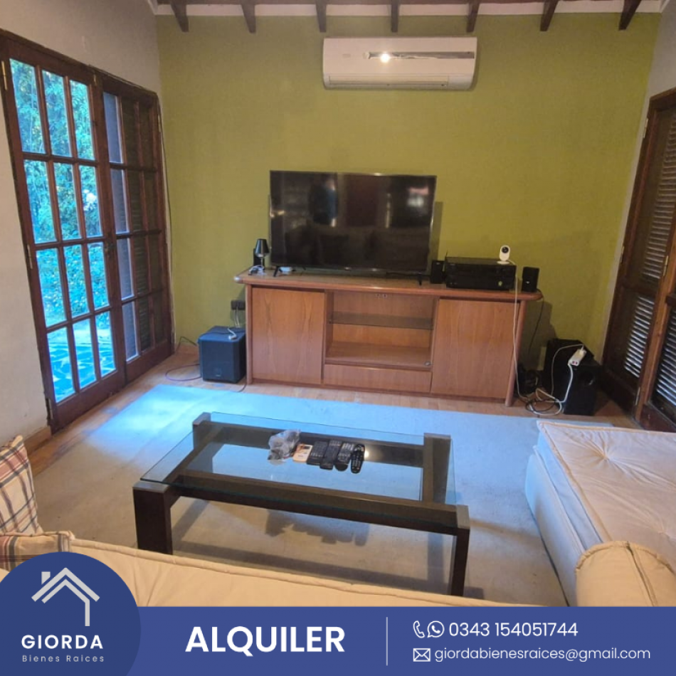 ALQUILA: Casa en zona norte.