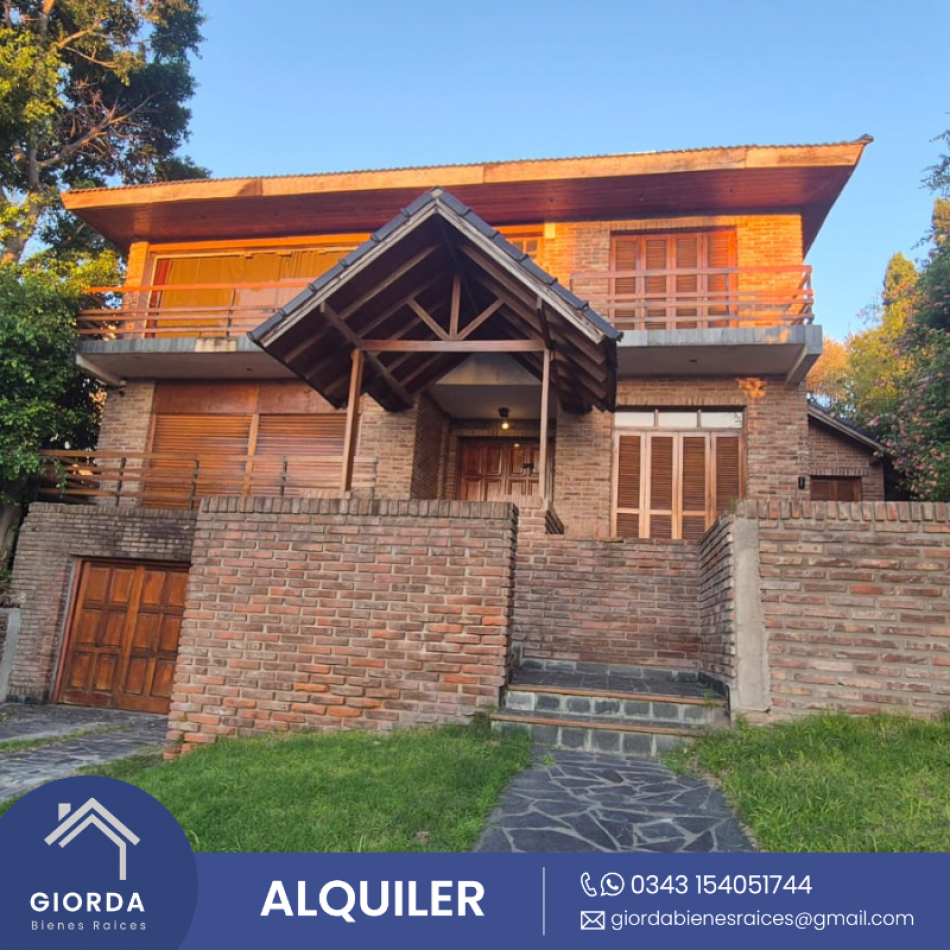 ALQUILA: Casa en zona norte.