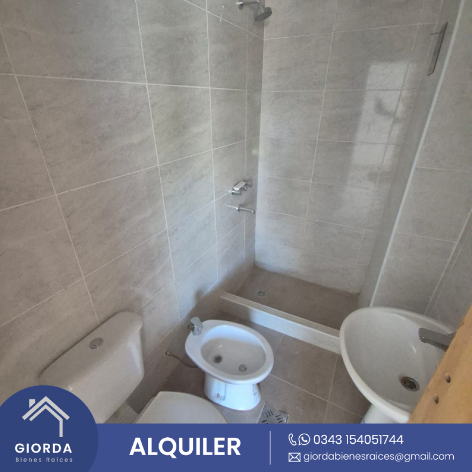 ALQUILA: Monoambiente a nuevo en zona centrica!!