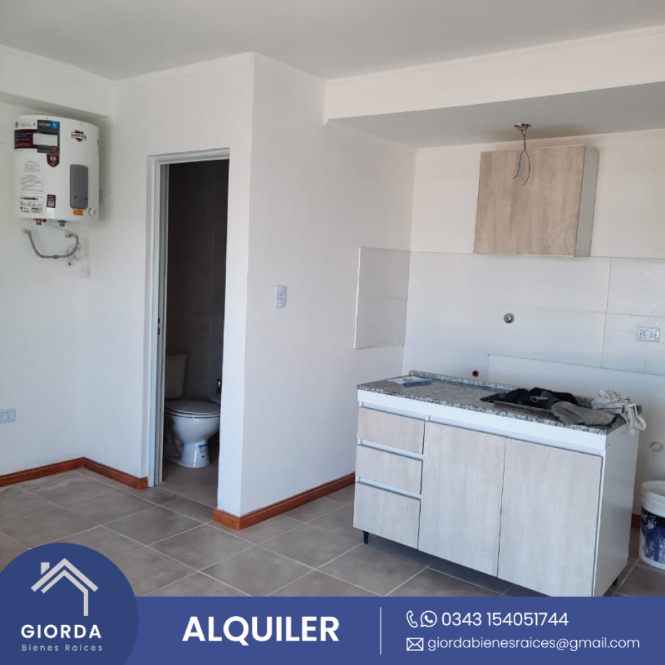 ALQUILA: Monoambiente a nuevo en zona centrica!!