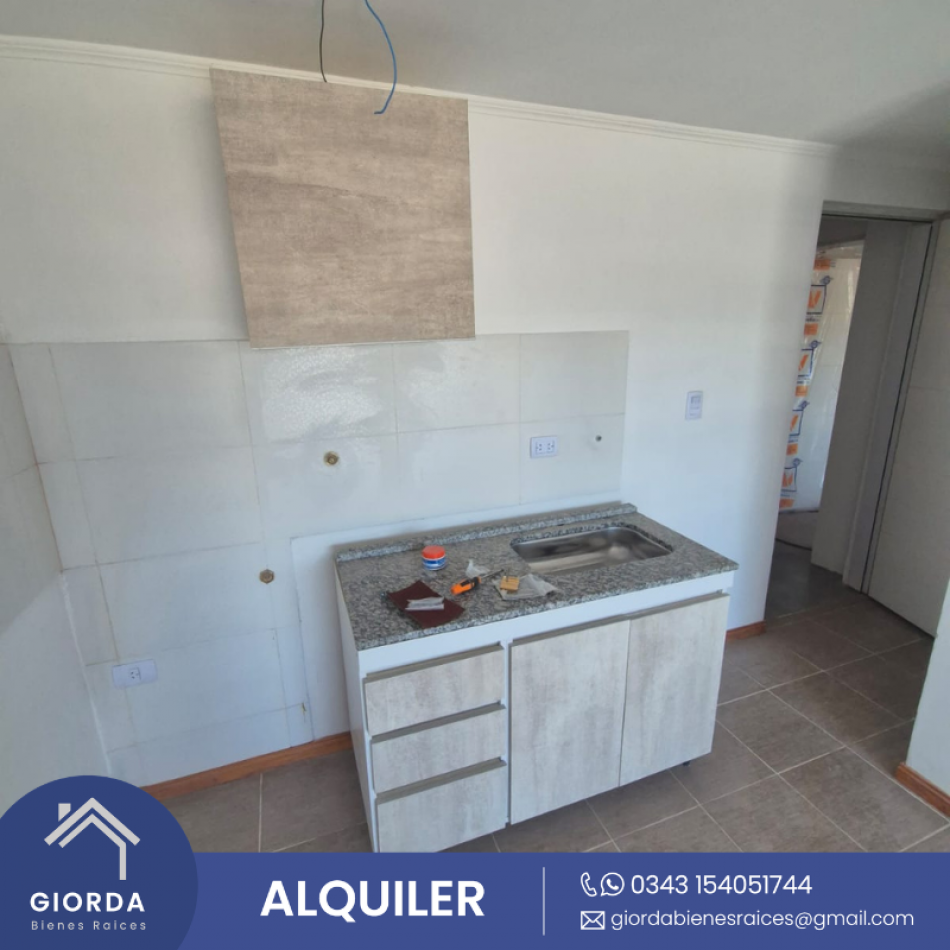 ALQUILA: Monoambiente a nuevo en zona centrica!!