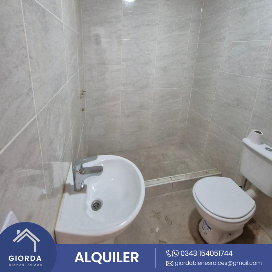 ALQUILA: Monoambiente a nuevo en zona centrica!!