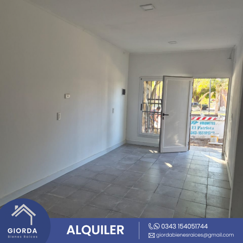 ALQUILA:  DEPARTAMENTO DE 1 DORMITORIO PARA VIVIENDA U OFICINA PARA JULIO