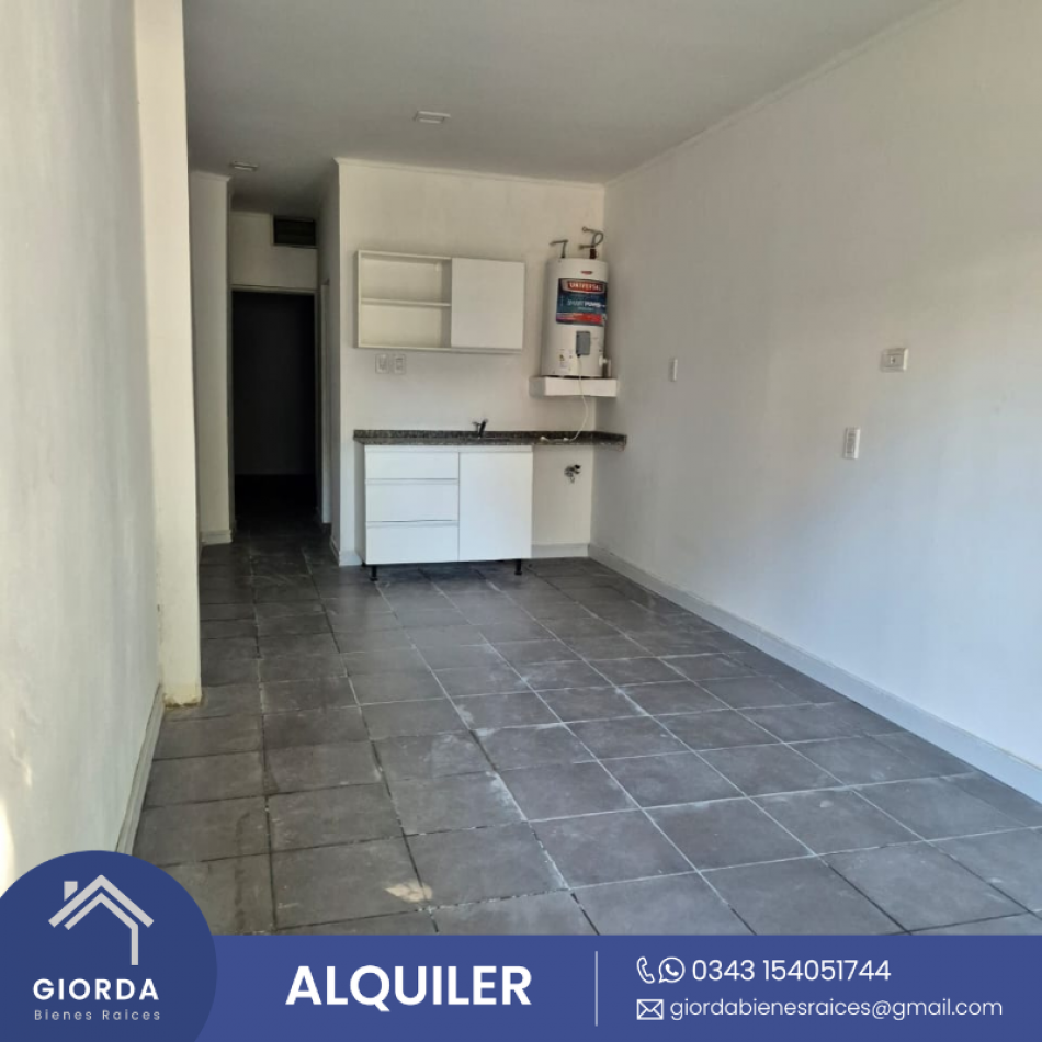 ALQUILA:  DEPARTAMENTO DE 1 DORMITORIO PARA VIVIENDA U OFICINA PARA JULIO