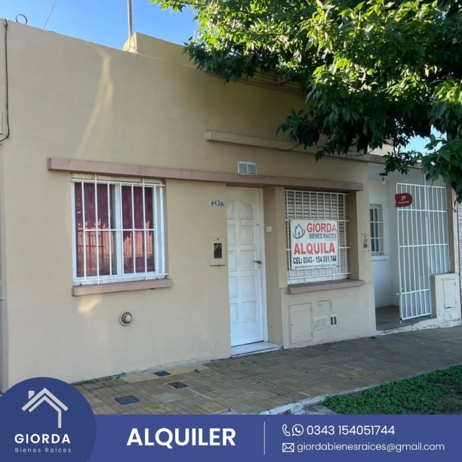 ALQUILA: Departamento calle Gervasio Mendez