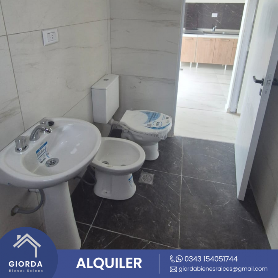 ¡Departamento a Estrenar en Alquiler de 1 Dorm! 🏢✨