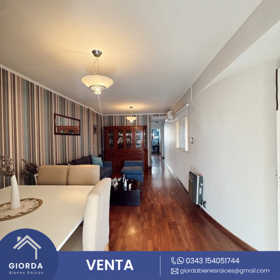 VENDE: Departamento renovado en un punto estrategico de la ciudad ( Calle Santa Fe y Malvinas)