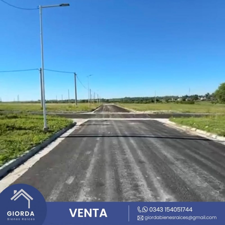 "OPORTUNIDAD LOTE EN ORO VERDE "