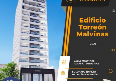 VENDE: Departamentos Edificio Torreón 4, Malvinas